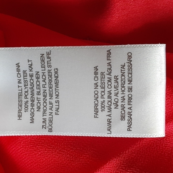 JOIE Daymon B Floral-Print Crepe De Chine MIDI Wrap Dress in Tomato Red Size S - Picture 11 of 16